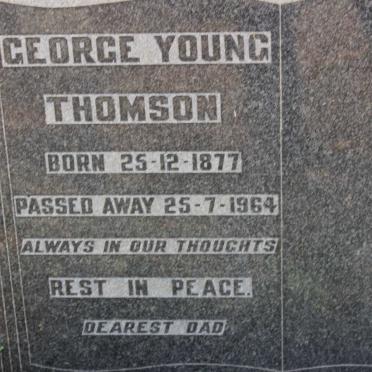 THOMSON George Young 1877-1964