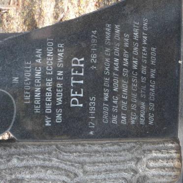 THOMAS Peter 1935-1974