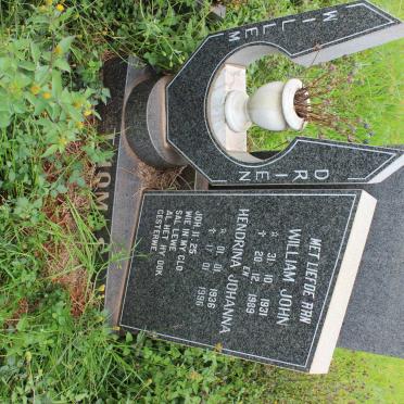 THOMAS William John 1931-1989 &amp; Hendrina Johanna 1936-1996