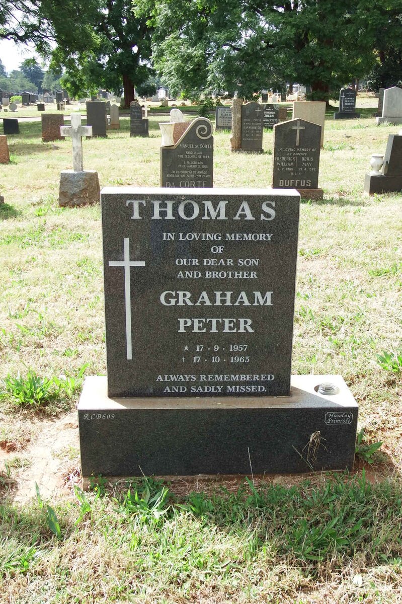 THOMAS Graham Peter 1957-1965