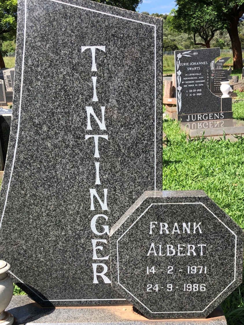 TINTINGER Frank Albert 1971-1986