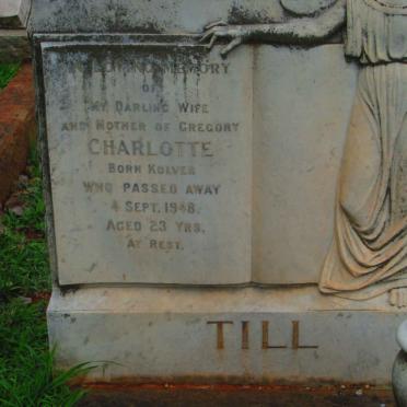 TILL Charlotte nee KOLVER -1948