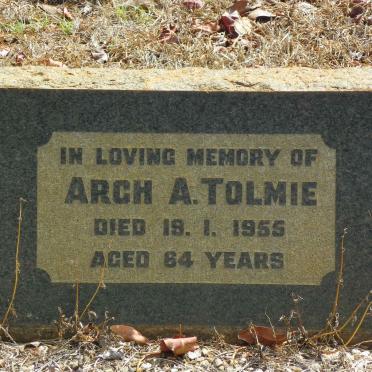 TOLMIE Arch A. -1955