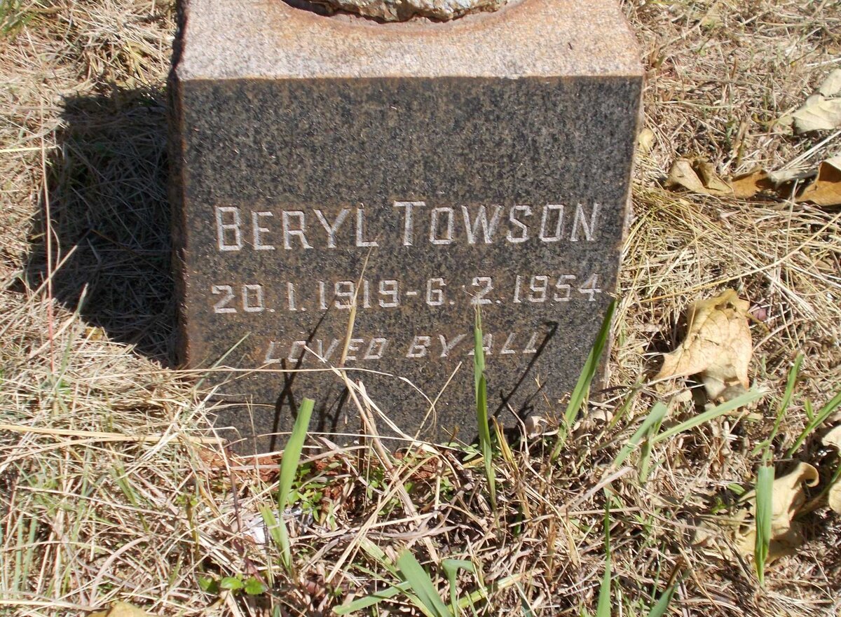 TOWSON Beryl 1919-1954
