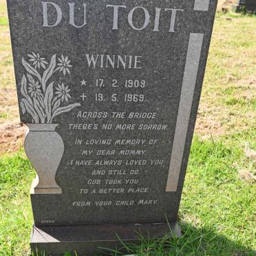 TOIT Winnie, du 1909-1969