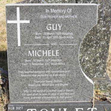 TOULET Guy 1925-1993 &amp; Michele 1927-2017