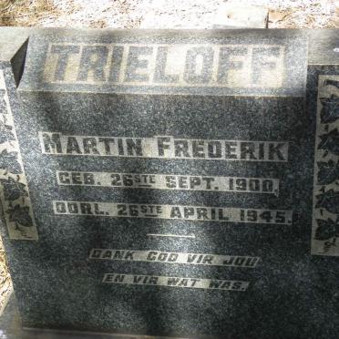 TRIELOFF Martin Frederick 1900-1945