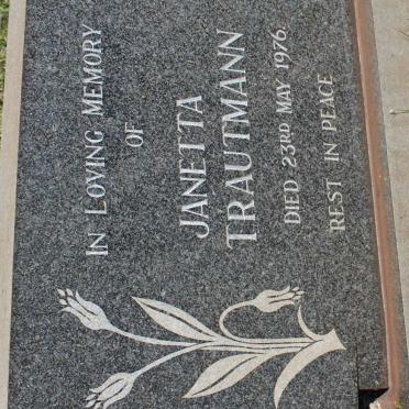 TRAUTMANN Janetta -1976