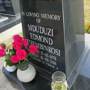 TSHABALALA Mduduzi Edmond Thembinkosi 1978-2016