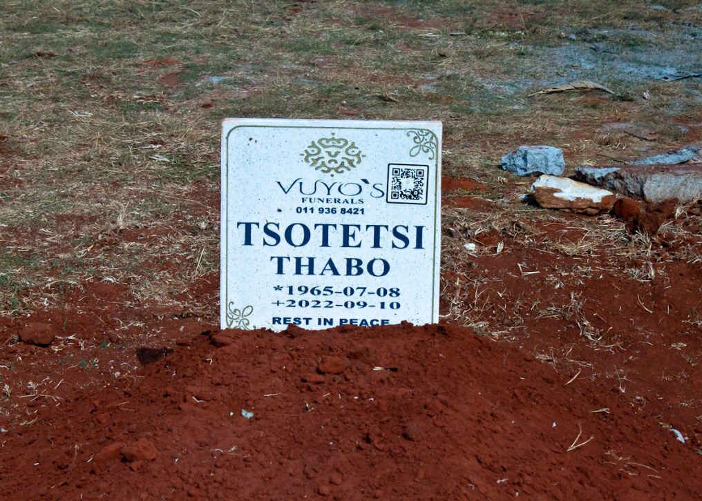 TSOTETSI Thabo 1965-2022