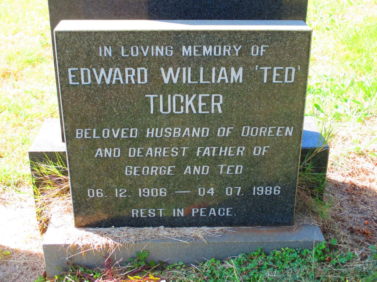 TUCKER Edward William 1906-1986
