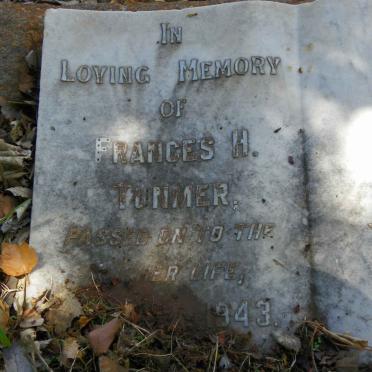 TUNMER Frances H. -1943