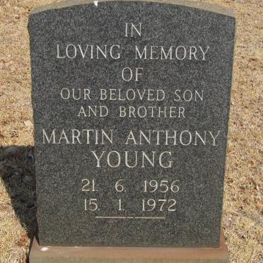 YOUNG Martin Anthony 1956-1972