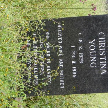 YOUNG Christina 1926-1995