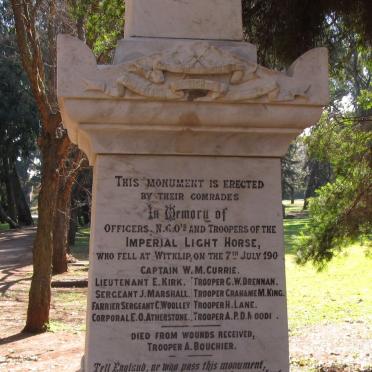 2. Memorial: Imperial Light Horse