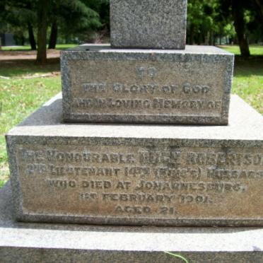 ROBERTSON Hugh -1901