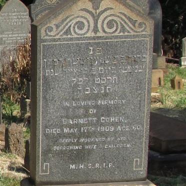 COHEN Barnet -1909