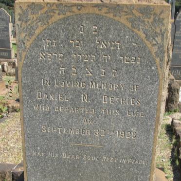 DEFRIES Daniel N. -1920