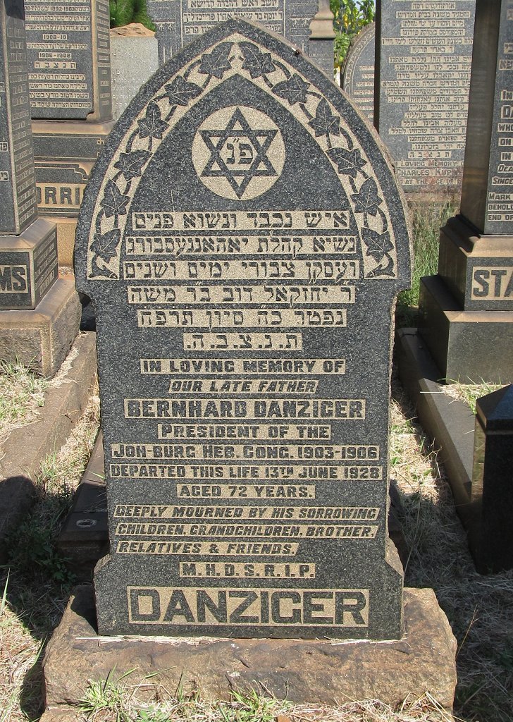 DANZIGER Bernhard -1928