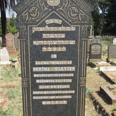 GLASSER Bertha -1910