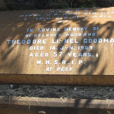 GOODMAN Theodore Lionel -1909