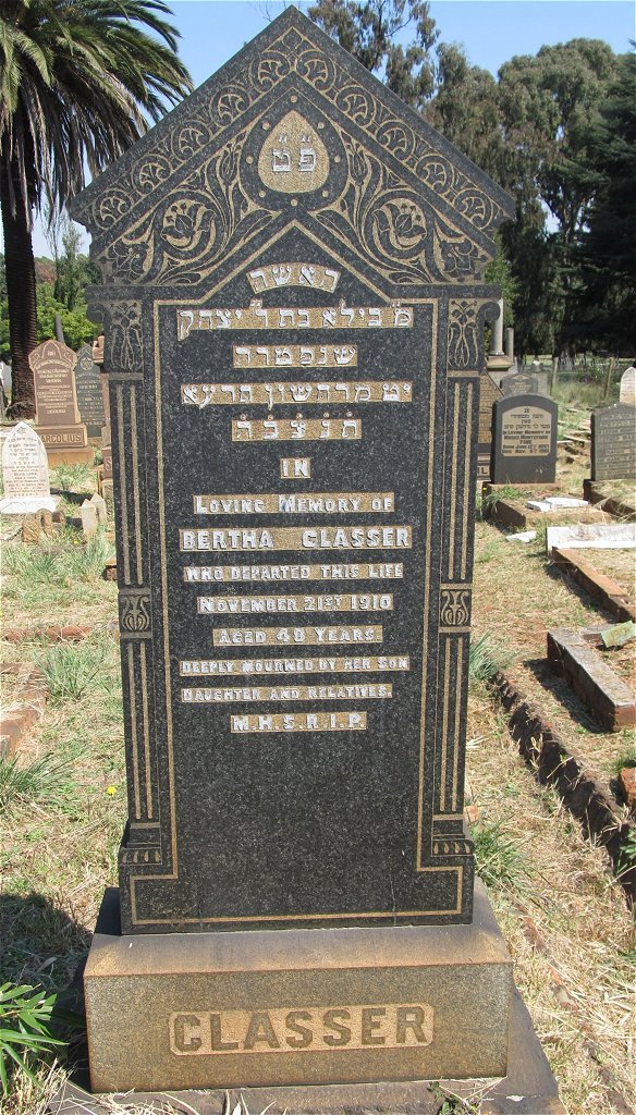 GLASSER Bertha -1910