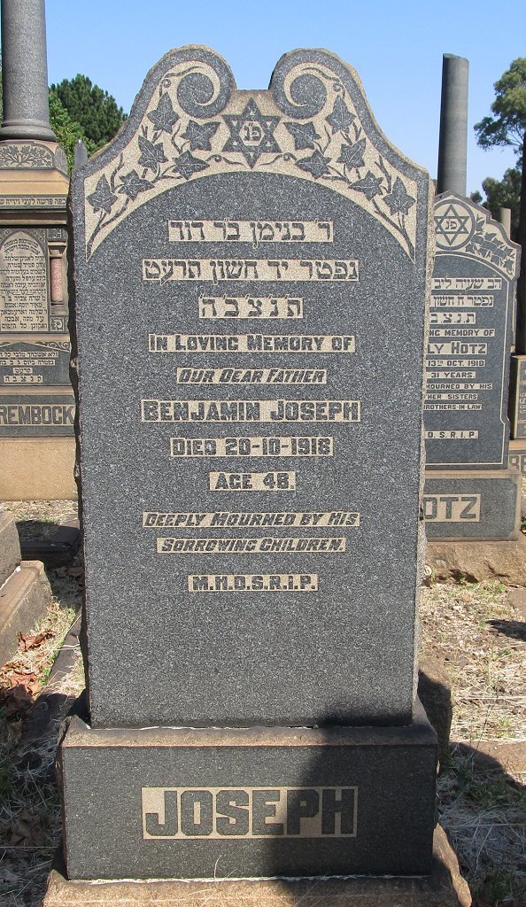 JOSEPH Benjamin -1918