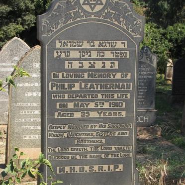 LEATHERMAN Philip -1910