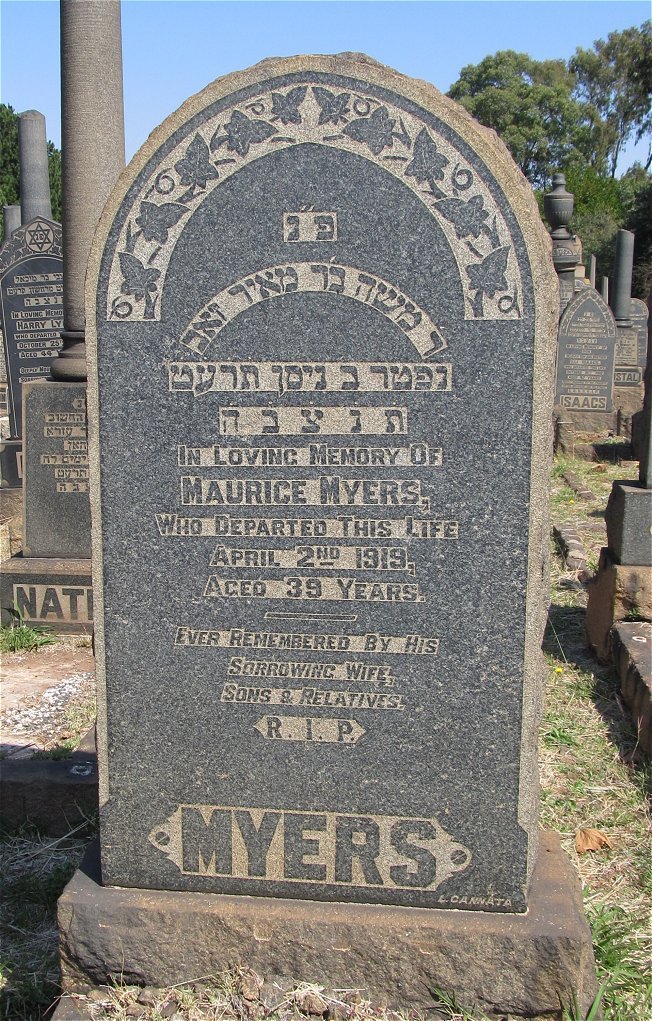 MYERS Maurice -1919