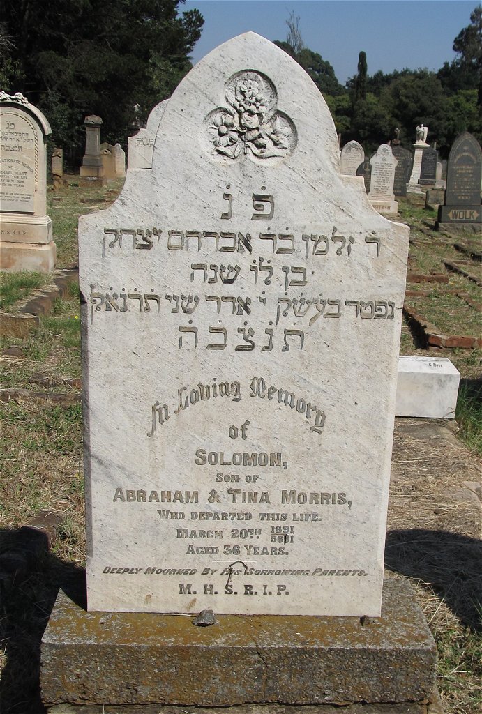 MORRIS Solomon -1891