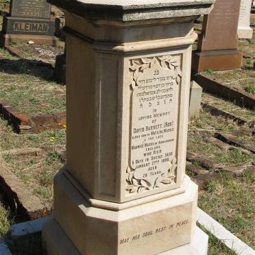 MARKS David Barnett -1898