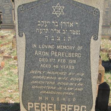 PERELBERG Aron -1918