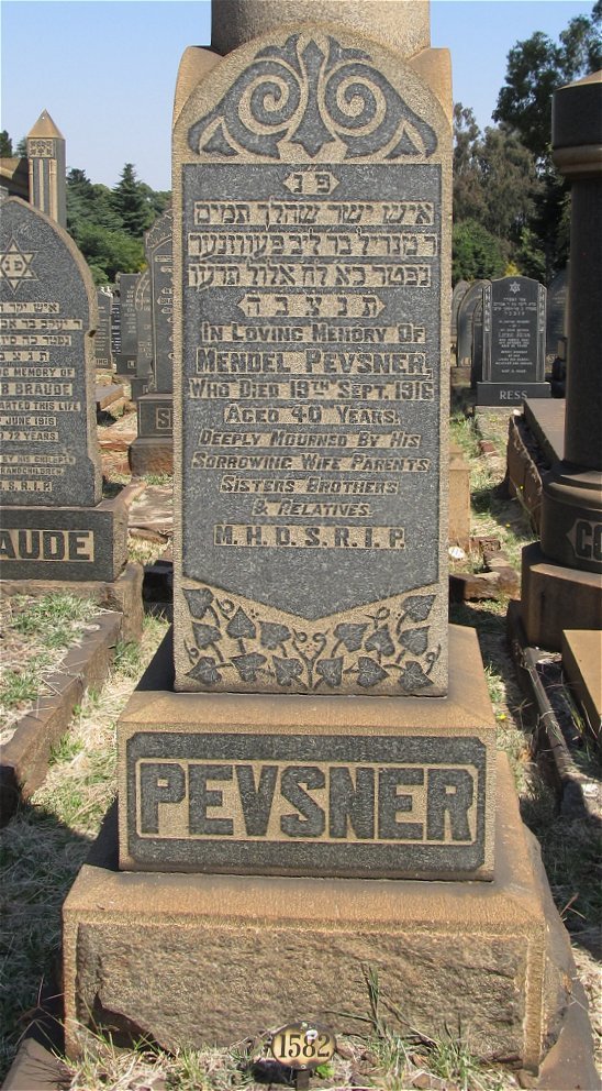 PEVSNER Mendel -1916
