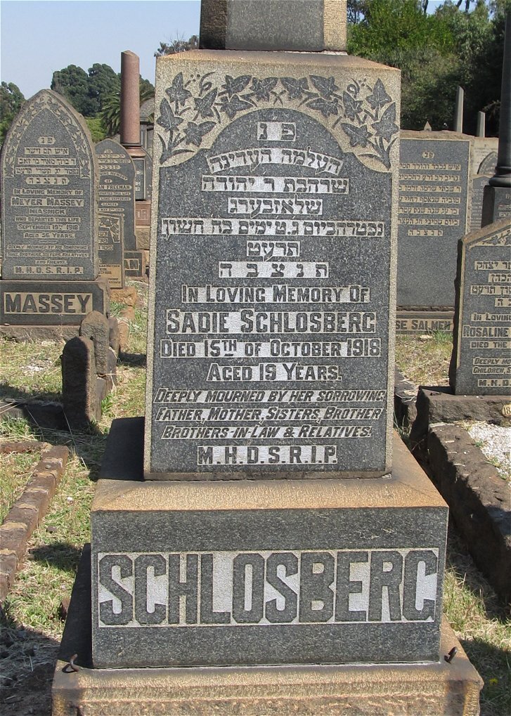 SCHLOSBERG Sadie -1918