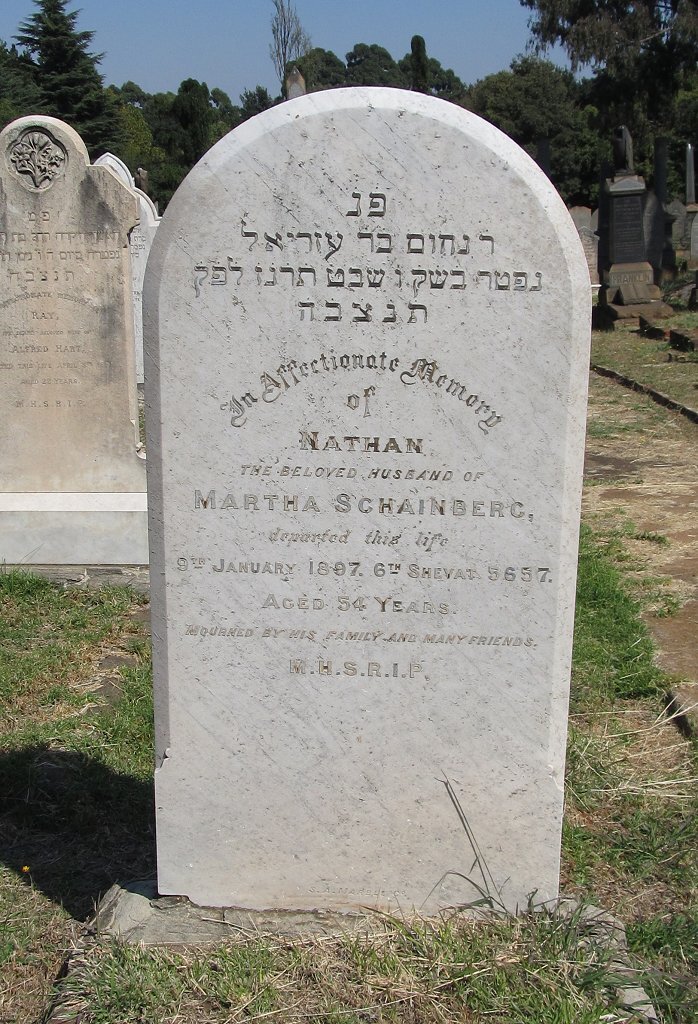 SCHAINBERG Nathan -1887