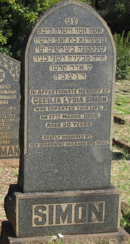 SIMON Cecilia Lydia -1906