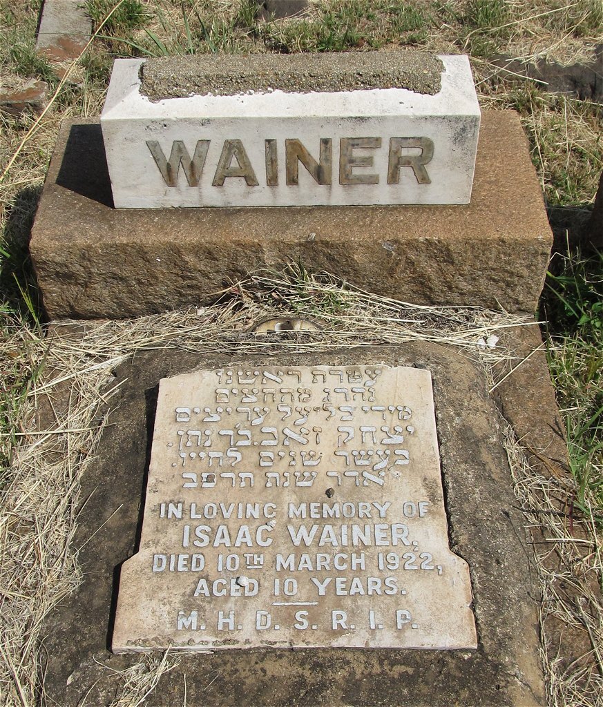 WAINER Isaac -1922