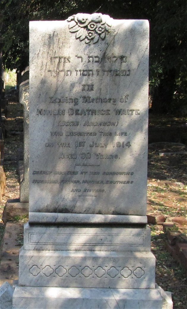 WAITE ? Beatrice nee ARONSON -1914