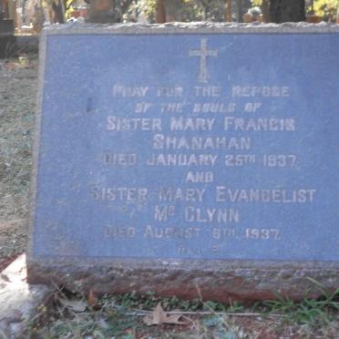 SHANAHAN Mary Francis -1937 :: McCLYNN Mary Evangelist -1937