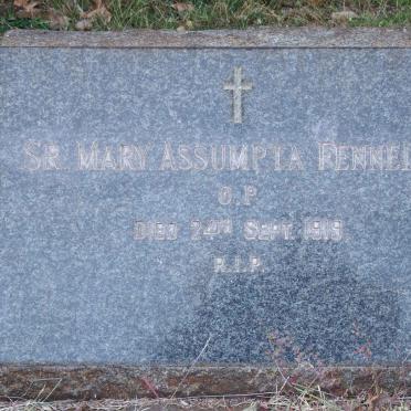 FENNELLY Mary Assumpta -1919