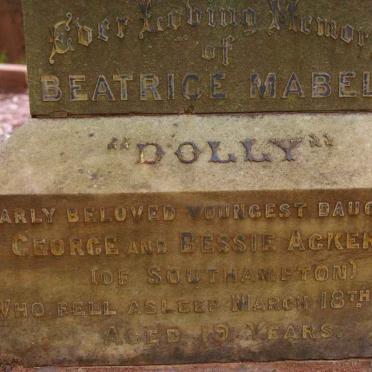 ACKERLEY Beatrice Mabel -1906