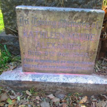 ALEXANDER Kathleen Maude  -1946