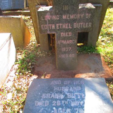 BUTLER Frank -1945 & Edith Ethel -1937 _1