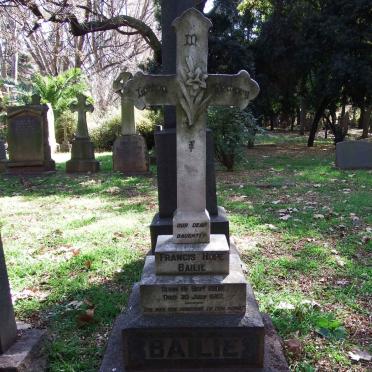 BAILIE Francis Hope 1902-1917