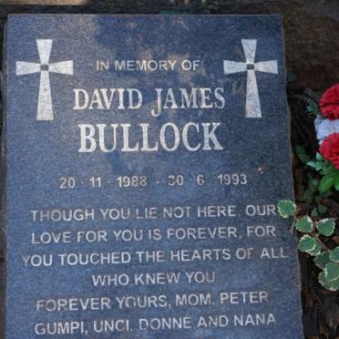 BULLOCK David James 1988-1993