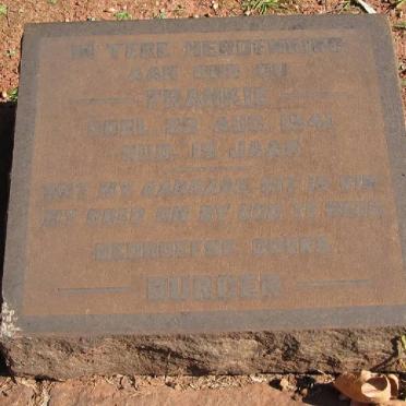 BURGER Frankie -1941