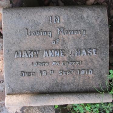 CHASE Mary Anne nee PHILPOTT -1910