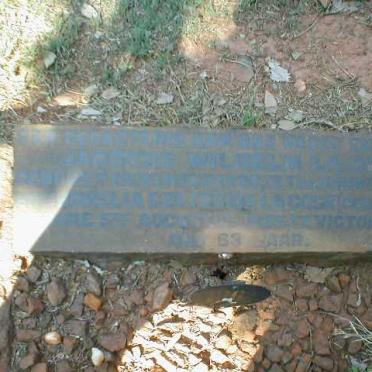 COCK Jacobus Wilhelm, la &amp; Petronella Gertruida