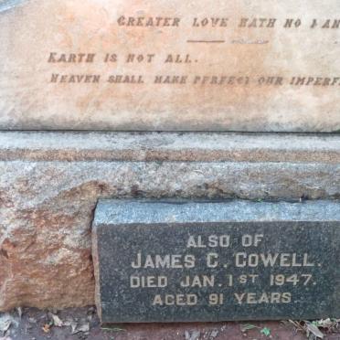 COWELL James G. -1947 :: COWELL Ethel -1904 _2