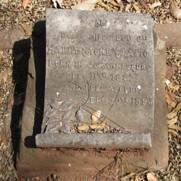 CLAYTON Harry Stone 1892-1894